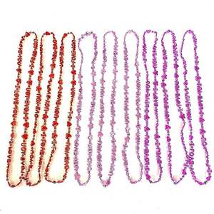 Cadeau de Saint Valentin <span class=keywords><strong>pas</strong></span> <span class=keywords><strong>cher</strong></span> <span class=keywords><strong>collier</strong></span> de perles en forme de coeur <span class=keywords><strong>rouge</strong></span> colliers de perles de Mardi Gras en vrac perles de fête rose <span class=keywords><strong>rouge</strong></span> de Bachelorette - Product Image 2