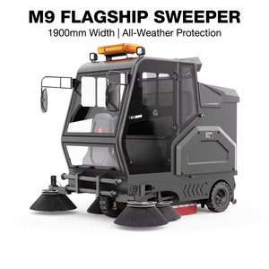 Nueva barredora de calles autopropulsada CleanHorse M9, totalmente cerrada, de 2200 mm, industrial, de alta resistencia, con batería de 48V 157Ah, 37000/h de <span class=keywords><strong>limpieza</strong></span> - Product Image 1