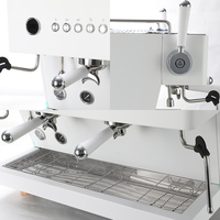 Gemilai CRM3243A Nouveau Multifonctionnel 58mm Manuel Double Chaudière 2 Groupe Professionnel Machine à Café Espresso Commercial