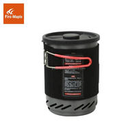 FMS-X1 extérieur cuisinière à gaz collecteur four réacteur coupe-vent extérieur JetBoil style cuisinière Camping portable cuisinière ustensiles de cuisine