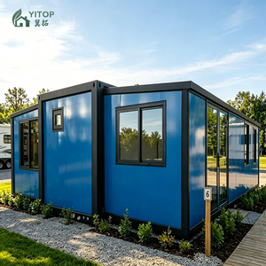 Casa Modular Portátil Expandible de Acero de 30 pies/40 pies, Económica, OEM/ODM, con Diseño Moderno y Estructura de Acero Galvanizado para Uso <span class=keywords><strong>en</strong></span> Almacenes - Product Image 1