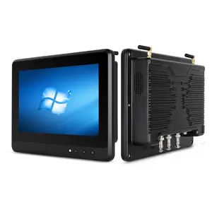 Durable In-Vehicle Mobile Panel Pc Industrial All In 1 Touchscreen Vehicle Mounted Computers Support Forklift Truck Mounted