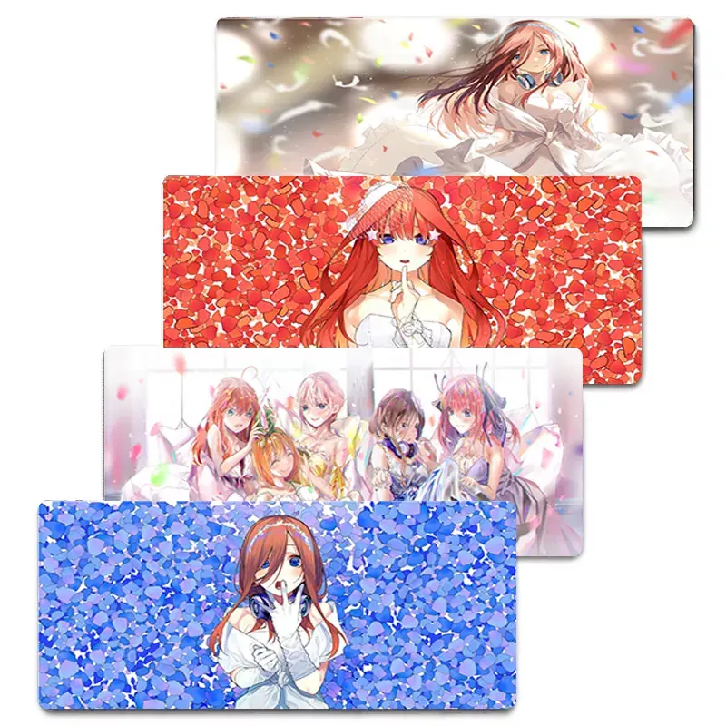 Gotudun no Hanayome tapis de souris coloré antidérapant, dessin animé mignon, cool, de qualité supérieure, Durable, tapis d'impression, tapis de souris mignon pour souris