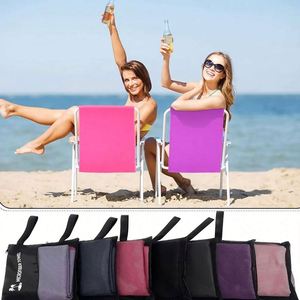 Serviette de voyage en microfibre à séchage rapide avec sac en filet léger - Options de couleurs vibrantes pour le camping, les sports, la plage, la randonnée, le yoga - Product Image 2