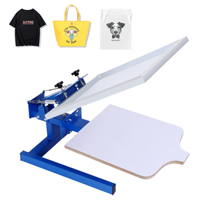 DELIOU Press DIY T-Shirt Printing Machine New Small Manual Silk Screen Printer With 1 Color 1 Station Silk Screen