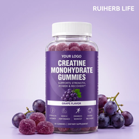 Gummies de créatine monohydrate RH Daily Dose 5000 mg par portion Certifiées HALAL Nutrition Fitness Musculation Haute Intensité