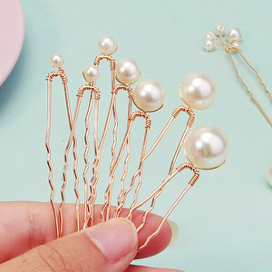 Pinces à cheveux polyvalentes pour tous les jours, confortables pour les accessoires <span class=keywords><strong>photo</strong></span>, 12 pinces à cheveux en perles pour tous les âges, accessoires capillaires décontractés - Product Image 3