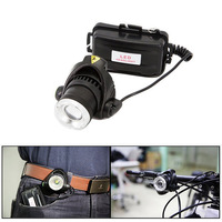 Lampe frontale Zoom 10W T6 LED avec détecteur de mouvement, lampe frontale compacte pour le camping, lampe torche rechargeable 1000lm haute puissance, lampe de pêche nocturne