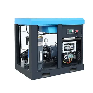 Low Price Industrial 11kW 15Hp Fixed Speed Oil Lubricated Screw Air Compressor For Laser Machine