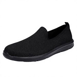 Chaussures décontractées pour hommes, grandes tailles 45-46, respirantes, en toile légère, style mocassins, pour la marche, à enfiler - Product Image 4