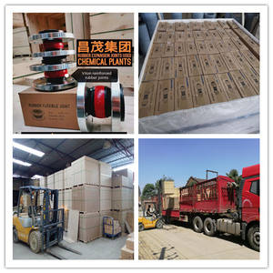 ข้อต่อขยายยางหน้าแปลนแรงดันสูงทำจากสแตนเลสลูกบอลสองชั้นยืดหยุ่นและดูดซับแรงกระแทกสำหรับท่อ1ชิ้น - Product Image 5