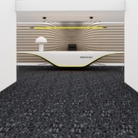 Moquette en nylon jacquard durable et résistante, lavable, pour hôtels de luxe, bureaux, cinémas - Utilisation commerciale mur-à-mur