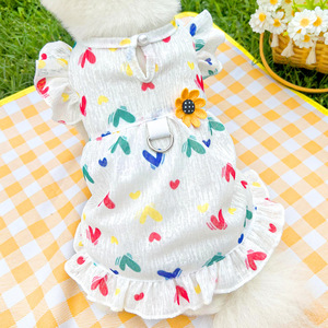 Abbigliamento di Lusso per Animali Domestici con Logo Personalizzato - Vestito Estivo Traspirante per Cani OEM, Costume Animale Cartone Animato per Negozi di Animali - Product Image 2