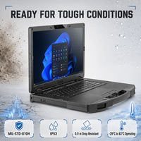 Nuovo Laptop Industriale Robusto Getac S510, Intel Core Ultra, 64GB DDR5, SSD NVMe da 2TB, Schermo da 15.6 Pollici, Windows 11 Pro in Inglese