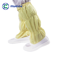 Chaussures de sécurité antistatiques réutilisables pour salle blanche Bottes de travail Chaussons ESD lavables pour laboratoire Sécurité réutilisable pour salle blanche