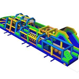 Parcours d'obstacles gonflable géant amusant et excitant pour enfants et adultes, avec bâche en PVC, qualité supérieure, bon <span class=keywords><strong>prix</strong></span> - Product Image 1
