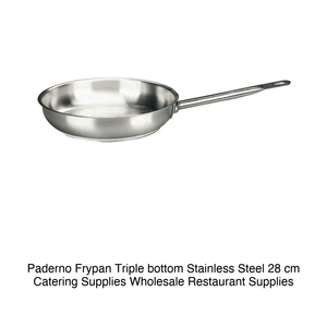 Stainless Steel Frying <b>Pan</b> Ø 28 cm, Triple-Layer Base Paderno - Product Image 2