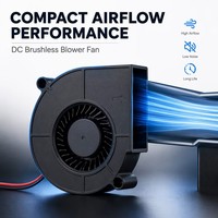 Ventilateur soufflant électrique sans balais XFSFAN 7515, 75x75x15mm, roulement à manchon, OEM pour imprimante 3D, graveur laser, machine CNC