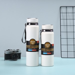 Botella de agua deportiva de acero inoxidable 316 de gran capacidad, taza aislada portátil, separación de agua de té, diseño Simple para uso en exteriores - Product Image 4