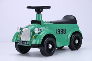 China Ride-on auto glijbaan babyauto kinderloopwagen 4-wiel glijauto plastic kinderduwauto met handvat voor 2-jarige jongen - Product Image 6