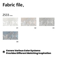 Rideaux en tissu YCSP à haute précision, 100 % polyester, technique de tissage jacquard pour chambres, salons et bureaux