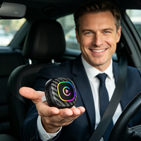 Adaptador Inalámbrico CarPlay para Vehículos, Mini USB con Luz LED Atenuable, Emparejamiento Rápido, Compatible con Android Auto, Gran Oferta