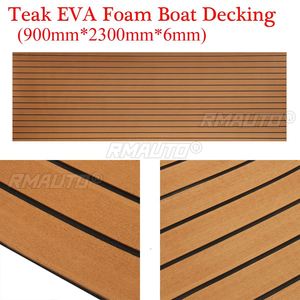 Suelo de Espuma Autoadhesiva para Barcos, Revestimiento Marino de Espuma EVA, Imitación Madera de Teca, Tapete de Espuma EVA para Barcos, 900x2300x6mm - Product Image 3