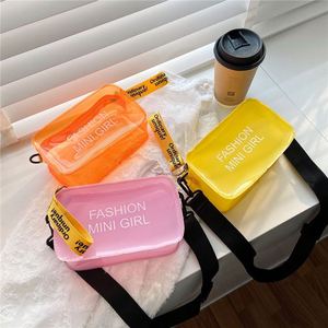 Custom Summer New <b>Small</b> Square Jelly Transparent Single Shoulder <b>Handbag</b> Fashion Women's Shoulder Bag - Product Image 2