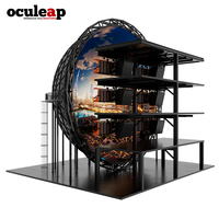 Simulador de Vuelo VR Metaverse, Tipo de Propulsión Suspendida, Cine Volador 9D Sky Dome, Simulador de Montaña Rusa, Parque Infantil Interior 12D