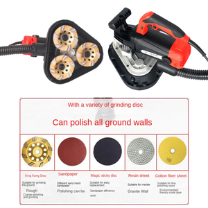 Machine à poncer le béton portative robuste avec aspirateur 220V pour le dégrossissage et la rénovation des sols en ciment - Product Image 4