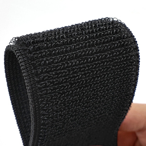 Cao cấp đàn hồi may-on un-naooed vòng băng đen trắng chống cháy thân thiện với môi Nylon móc vòng lặp cho quần áo buộc - Product Image 2