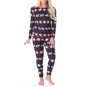 Women's <b>Thermal</b> Long Johns Long Sleeve Bottoming Standard All Seasons Seamless 100% Cotton Neck Winter 2-Piece Set - Product Image 3