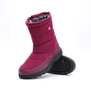 Nouveaux modèles en gros bottes de randonnée en plein air chaussures pour femmes tendance haut imperméable sans lacet hiver <span class=keywords><strong>Ski</strong></span> Bootie grande taille 46 - Product Image 1