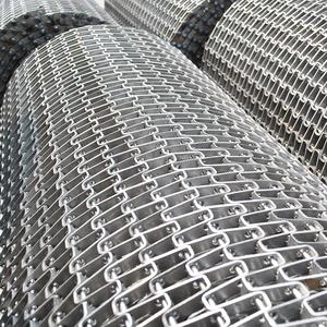 Paslanmaz çelik 304 Metal u-şekilli konveyör bant büyük duvar örgü oluklu bölme örgü karbon çelik petek konveyör bant - Product Image 2