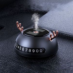 <span class=keywords><strong>D</strong></span>ésodorisant solaire multifonctionnel pour voiture, rechargeable et automatique, avec numéro de voiture. - Product Image 1