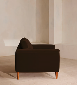Modern Trendy Brown Velvet <b>Small</b> Living Room <b>Sofa</b> for home Luxury Set Furniture Fabric Lounge Loveseat 2 Seater Couch - Product Image 3