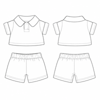 Vêtements de poupée personnalisés en gros OEM/ODM pour tenues de poupées BJD en coton