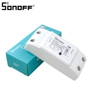 Grosir sonoff switch rf-SONOFF RF R2 Saklar Pintar WiFi 433Mhz, Modul Otomasi Rumah Pintar Diy Timer AC 90-250V 220V 433MHz