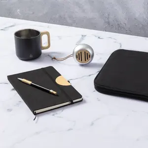 Haut-parleur Mini en bambou et aluminium, gadgets écologiques - Product Image 2