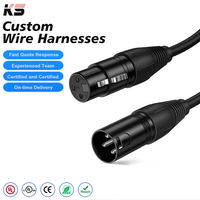 Cable de Micrófono Profesional Personalizado, Macho-Hembra, 8m, XLR, Aleación de Aluminio, PVC de Alta Calidad, Marino, Ferroviario, IP66