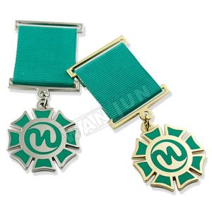 Fabrik Design benutzer definierte Metall Auszeichnungen Brosche Medaille, Ehren medaille - Product Image 4