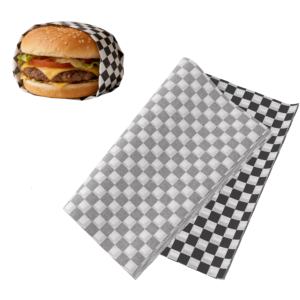 Papier sulfurisé de haute qualité, biodégradable, non blanchi, revêtement en silicone d'un seul côté, pour sandwich, hamburger, 40 g/m² - Product Image 1