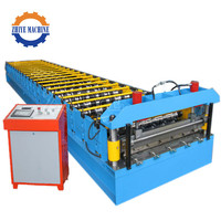 Ligne de production entièrement automatique pour tôles de toiture en zinc et tôles de toiture en acier, machine de formage à froid