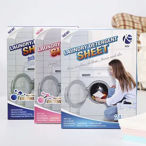 Detergente de lavandería hojas en lugar de lavadora en polvo suave 3in1