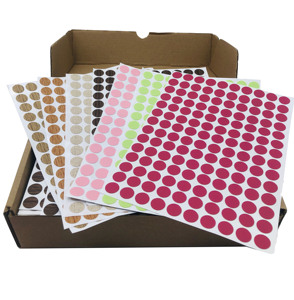 Tapas Decorativas Autoadhesivas de Color Rosa para Tornillos, Tapas para Muebles, Tapitas - Product Image 1