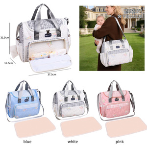 Bolsa Maternal Extra Grande Resistente al Agua, Tipo Bandolera, para Viajes, con Múltiples Compartimentos - Product Image 1