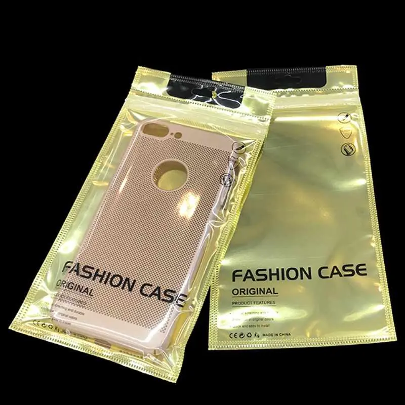 Mobile Phone Case Cover Retail Packaging Bag for Smartphone digital print Plastic Ziplock Poly Packs