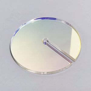 Tapete acrílico de corte láser iridiscente, posavasos acrílico de colores arcoíris, personalizado - Product Image 2