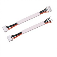 Kabel Harness Elektronik Otomotif Kustom 26AWG JST XH 2.54 4P Male Female Plug Connector Berjaket Tembaga dengan Rating IP20