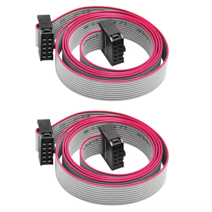 70CM 10 Pin USBISP JTAG AVR indir tel PVC bakır motosiklet bilgisayar otomobil otomotiv kablosu koşum için uyumlu - Product Image 1